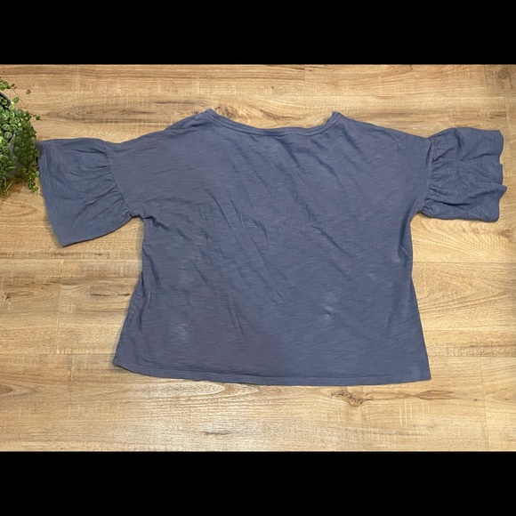 Gap blue shirt with wide sleeves - Picture 2 of 6